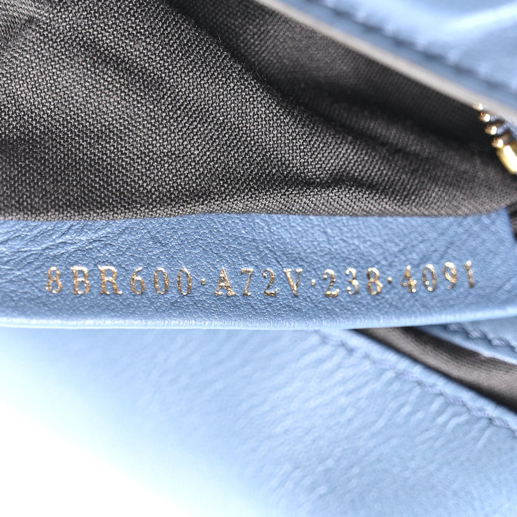 Nappa FF 1974 Embossed Baguette Mirto
