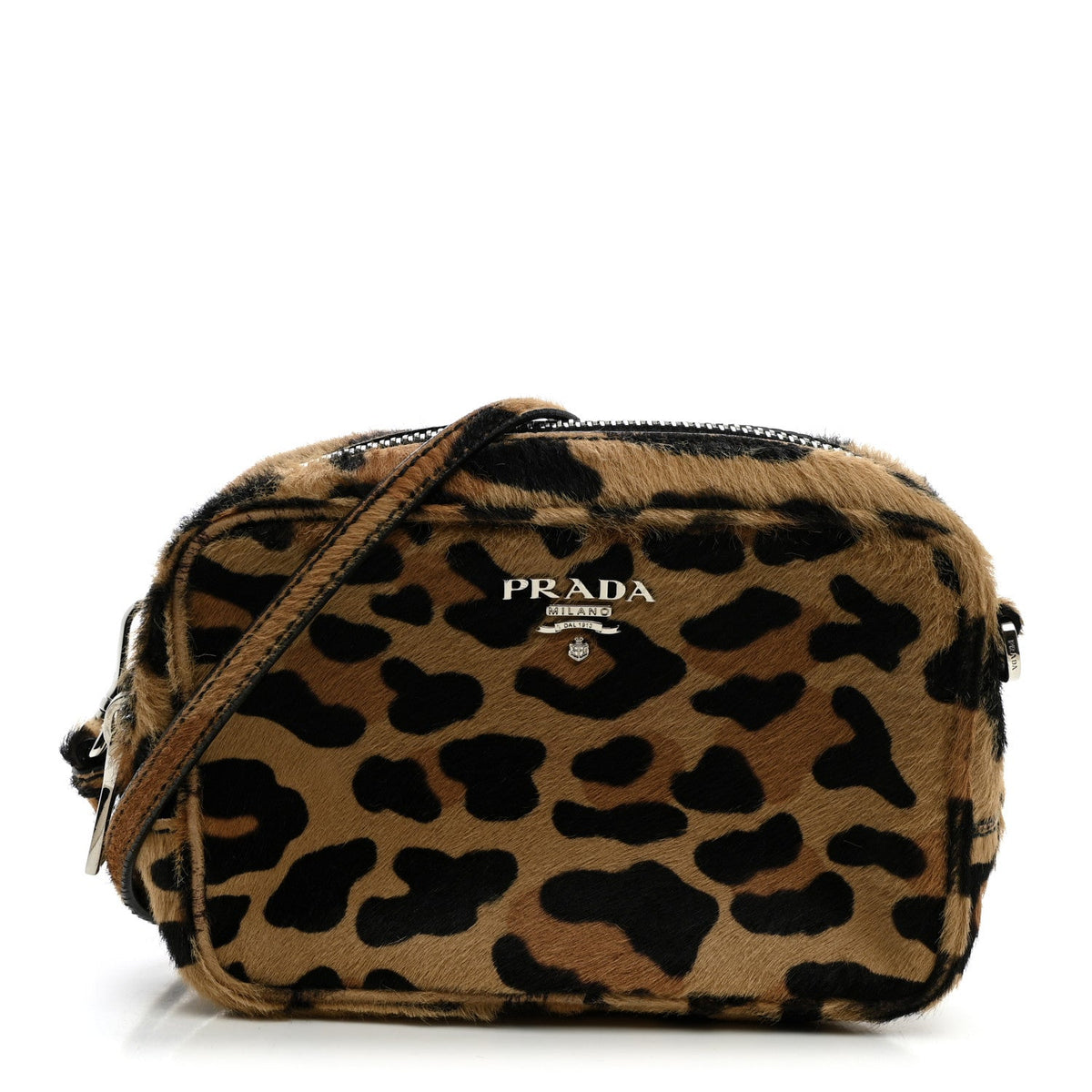 Cavallino Leopard Print Camera Bag