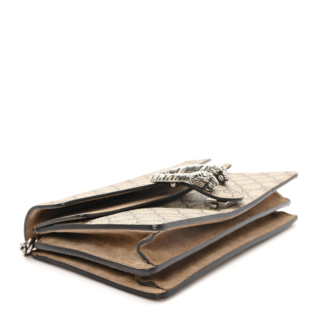 GG Supreme Monogram Small Dionysus Shoulder Bag Taupe