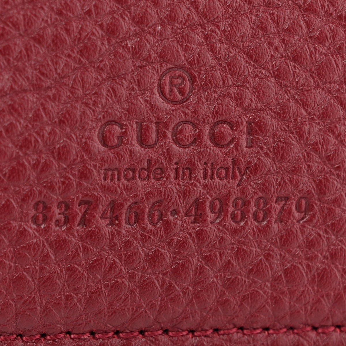 Grained Calfskin Softbit Maxi Shoulder Bag Rosso Ancora