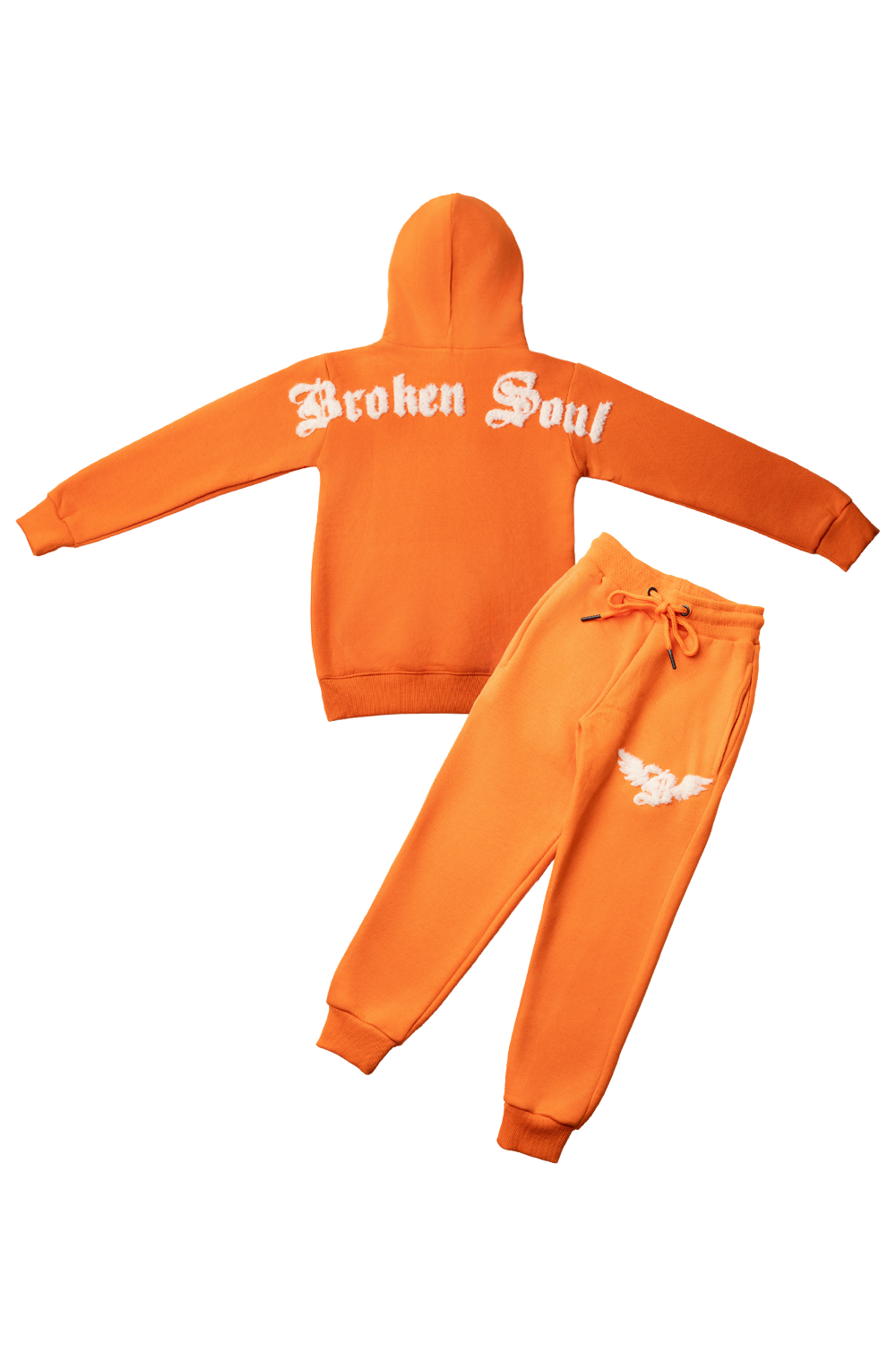 Kids "BROKEN SOUL" Hoodie and Jogger Set