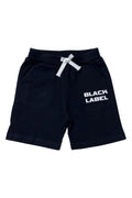 Kids Black Label BL6 White Silicone Cotton Shorts