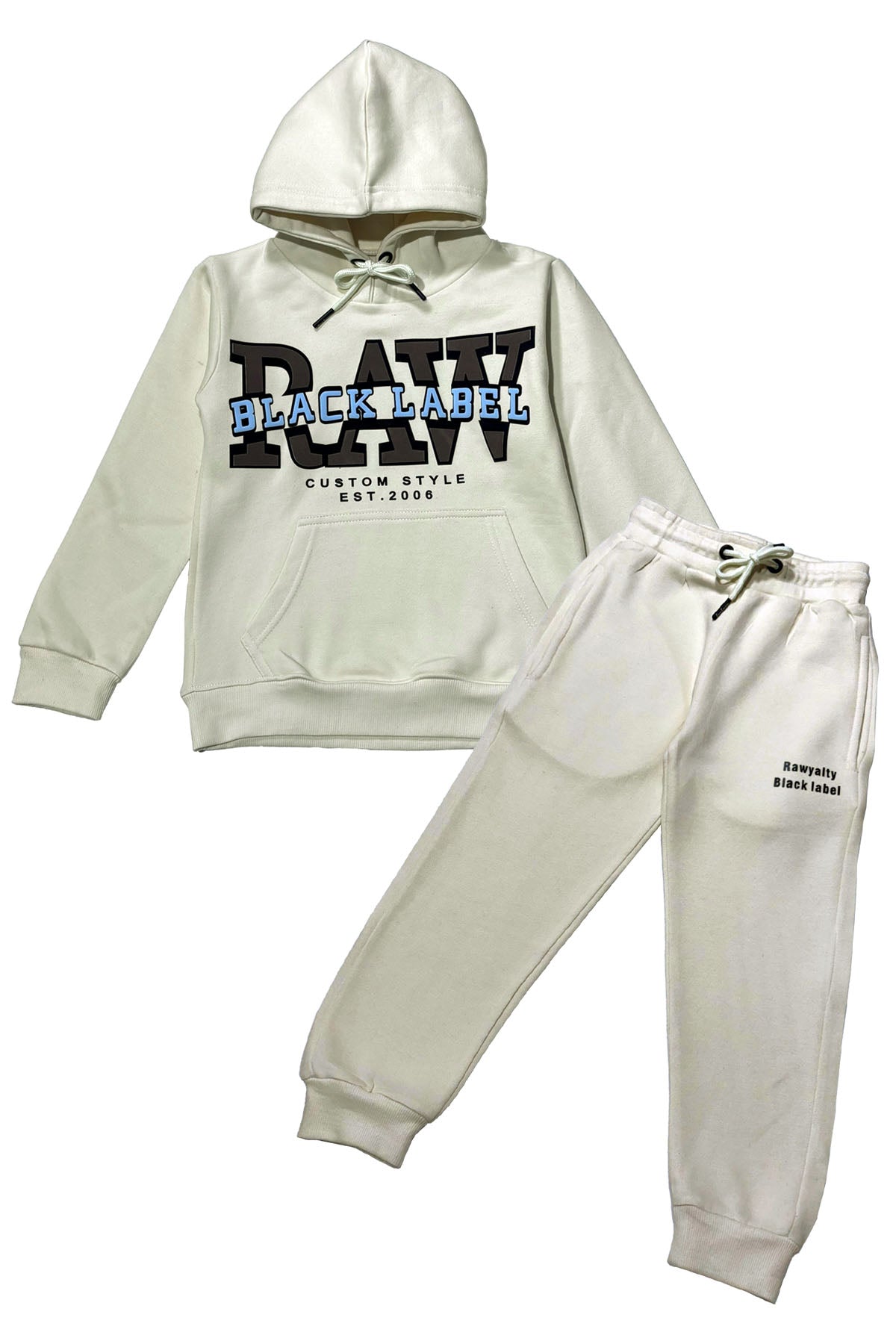 Kids Black Label BL X RAW Hoodie and Jogger Set