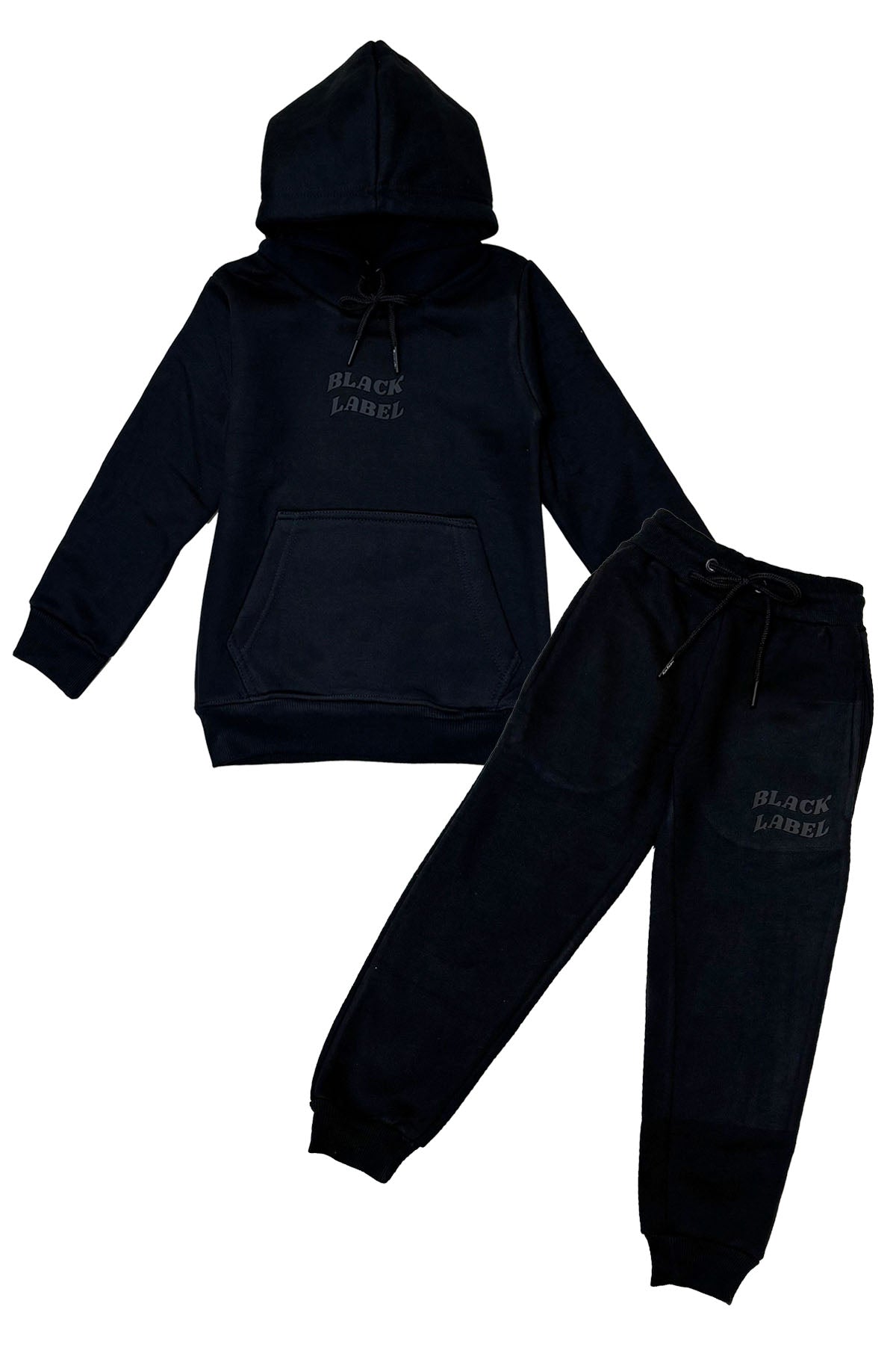 Kids Black Label Social Club Hoodie and Jogger Set