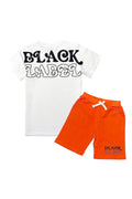 Kids Black Label Groovy T-Shirt and Cotton Shorts Set