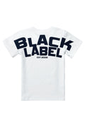 Kids Black Label BL6 Black Silicone Crew Neck T-Shirt