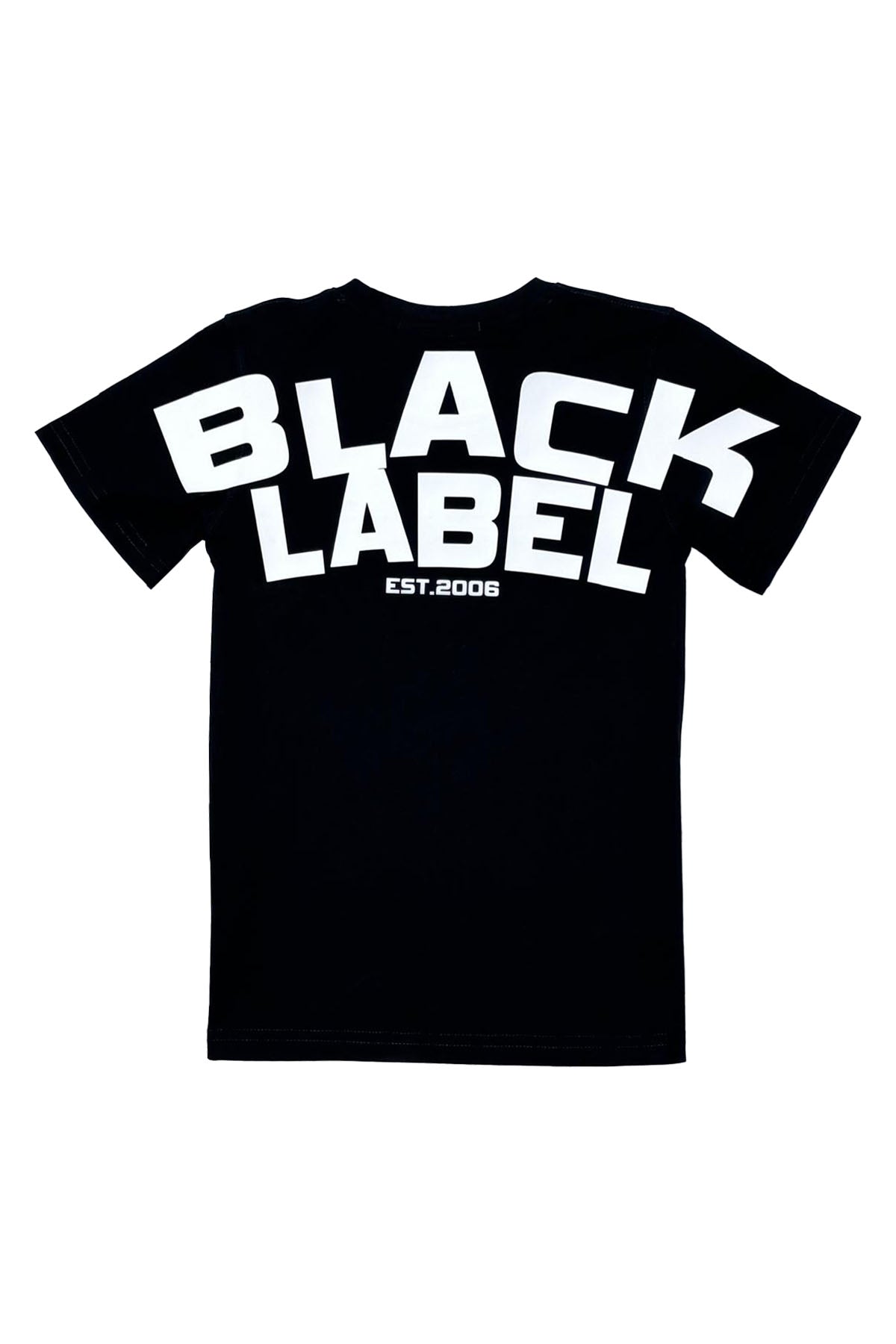 Kids Black Label BL6 White Silicone Crew Neck T-Shirt