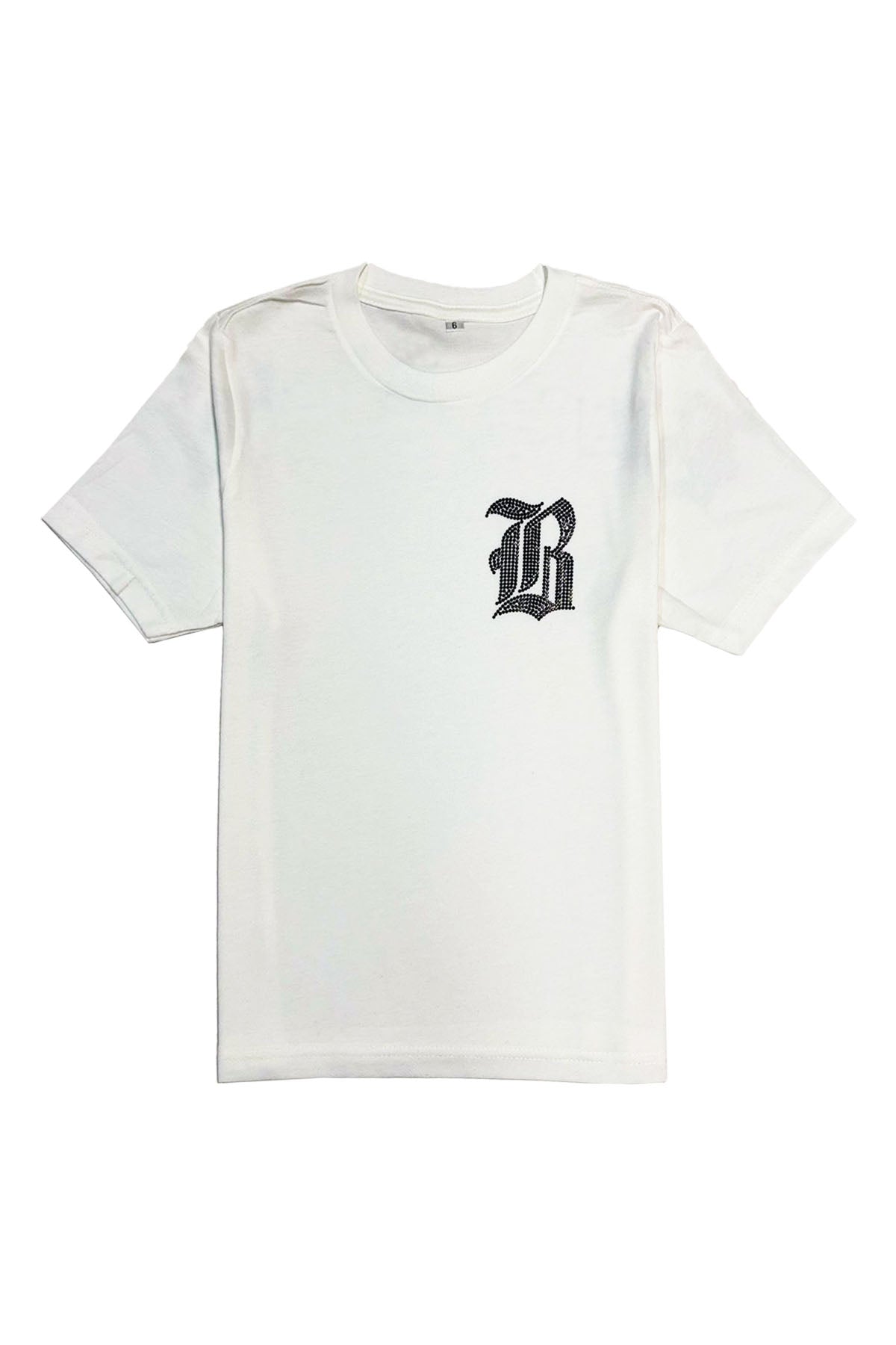 Kids Black Label Black Bling Crew Neck T-Shirt