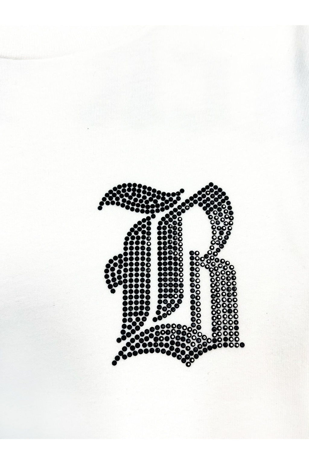 Kids Black Label Black Bling Crew Neck T-Shirt