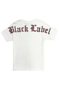 Kids Black Label Red Bling Crew Neck T-Shirt