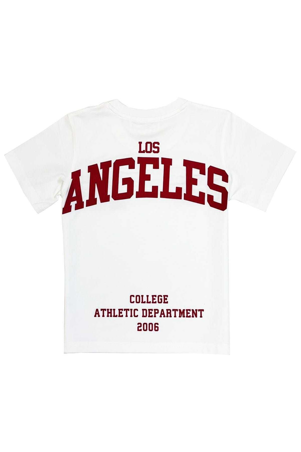 Kids Black Label Dept Red Silicone Crew Neck T-Shirt