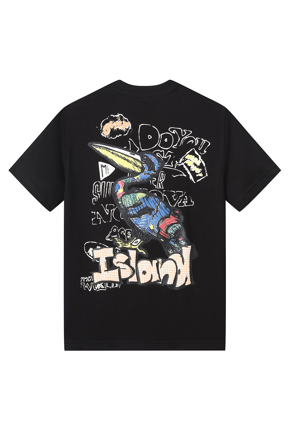 Kids Black Label "ISLAND" Crew Neck T-Shirt