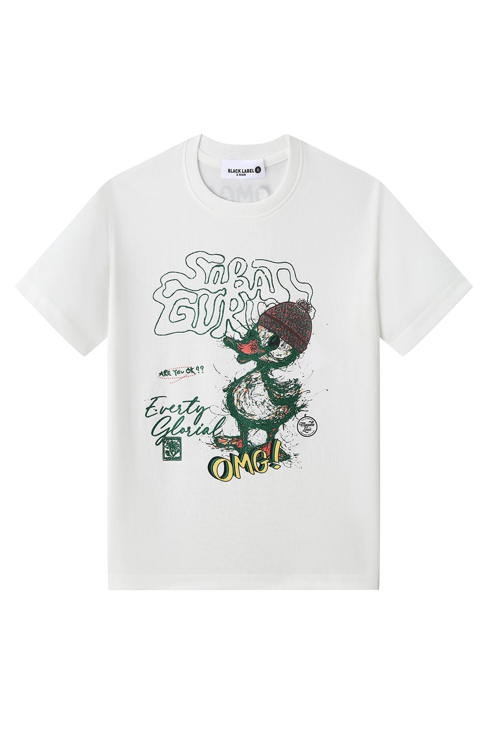 Kids Black Label "OMG" Crew Neck T-Shirt