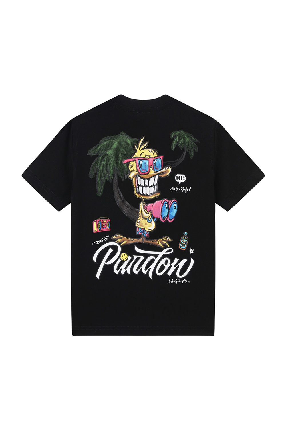 Kids Black Label "PARDON" Crew Neck T-Shirt