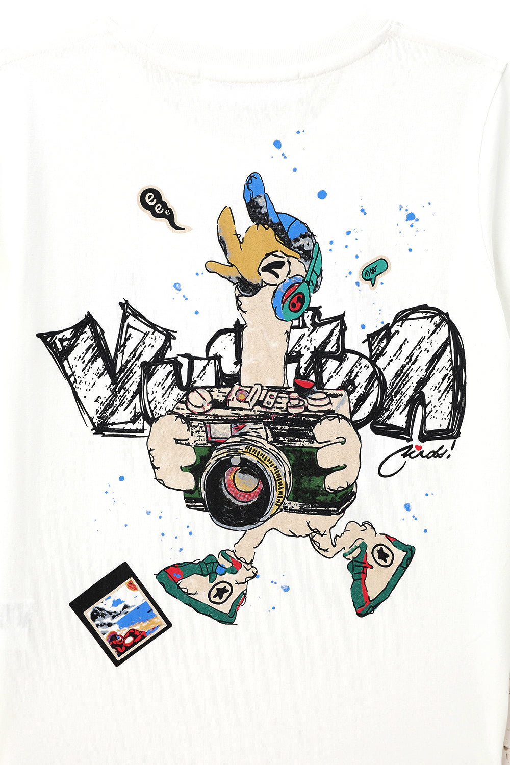 Kids Black Label "PHOTO DUCK" Crew Neck T-Shirt