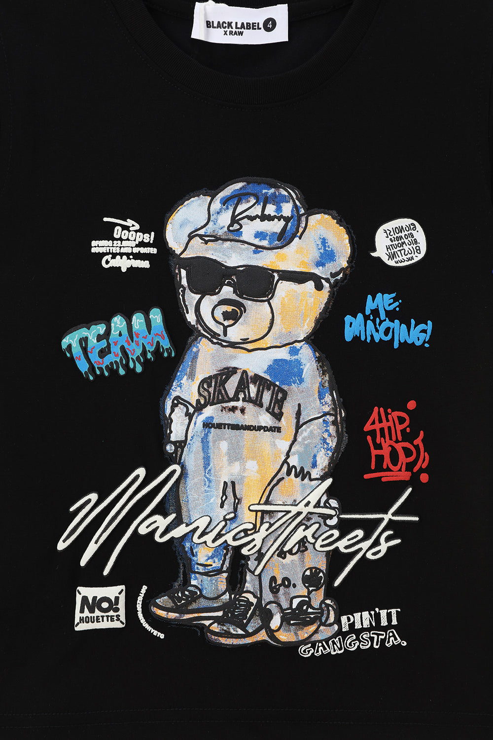 Kids Black Label "TEDDY" Crew Neck T-Shirt