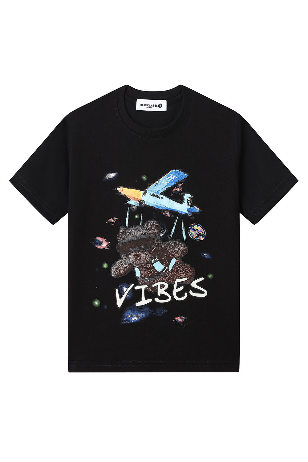 Kids Black Label "VIBES" Crew Neck T-Shirt
