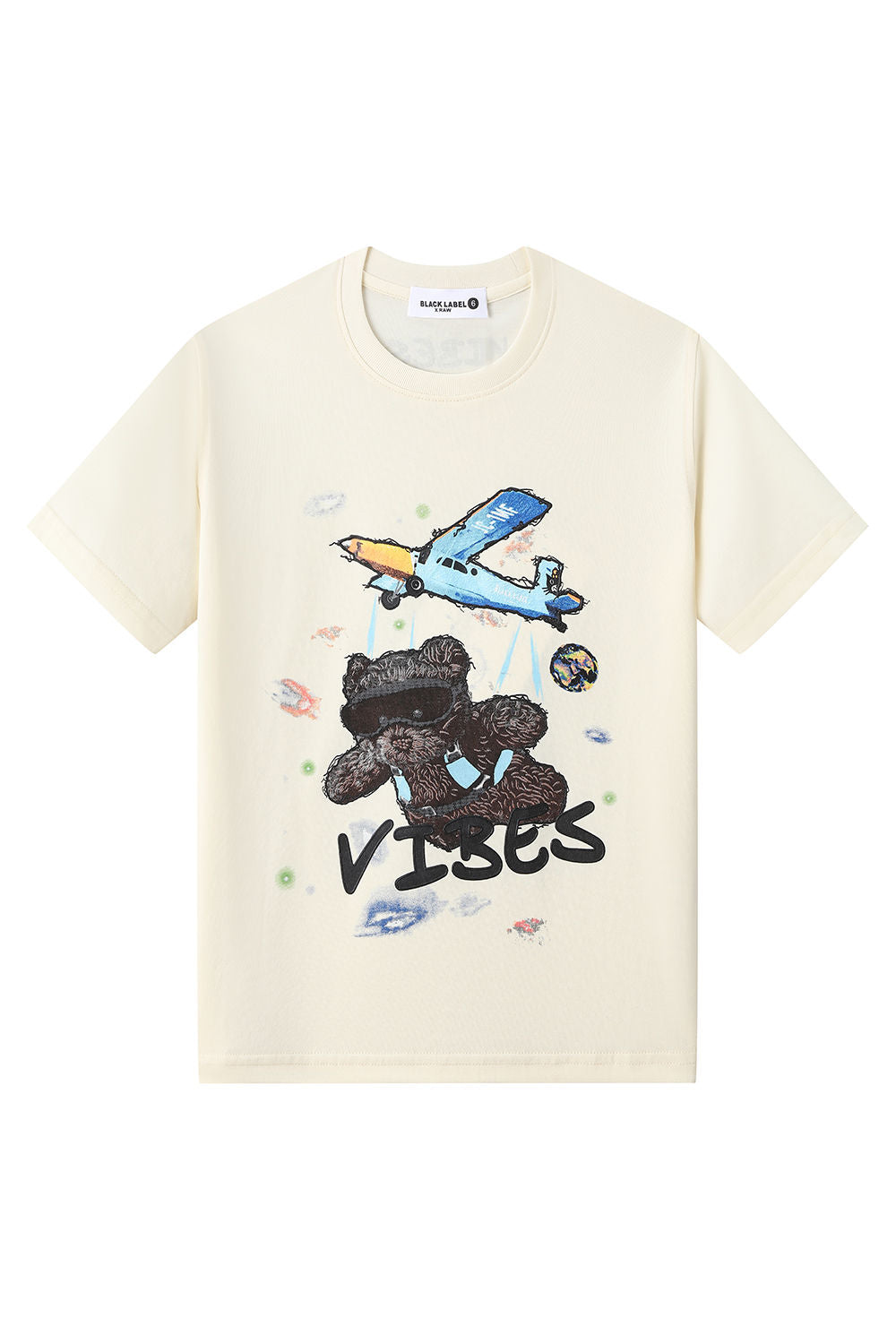 Kids Black Label "VIBES" Crew Neck T-Shirt