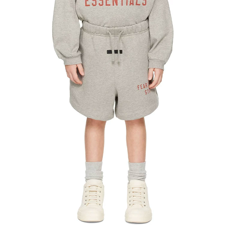 Essentials Children's Short Sleeve 25ss Series Holiday Men's and Women's T-shirts Summer Trendy Brand Children's Clothing Set