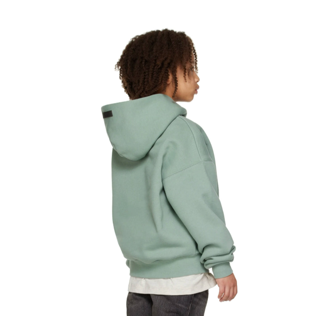 Essentials Children's Hoodie 24ss Haze Blue Tide Brand Loose Hooded and Velvet Set for Boys and Girls