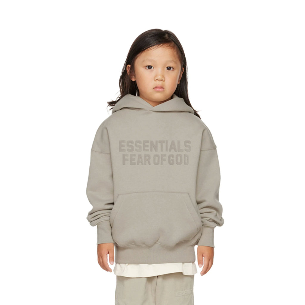 Essentials Children's Hoodie 23ss Pink Orange Trendy Brand Men's and Women's Loose Hooded and Velvet Set