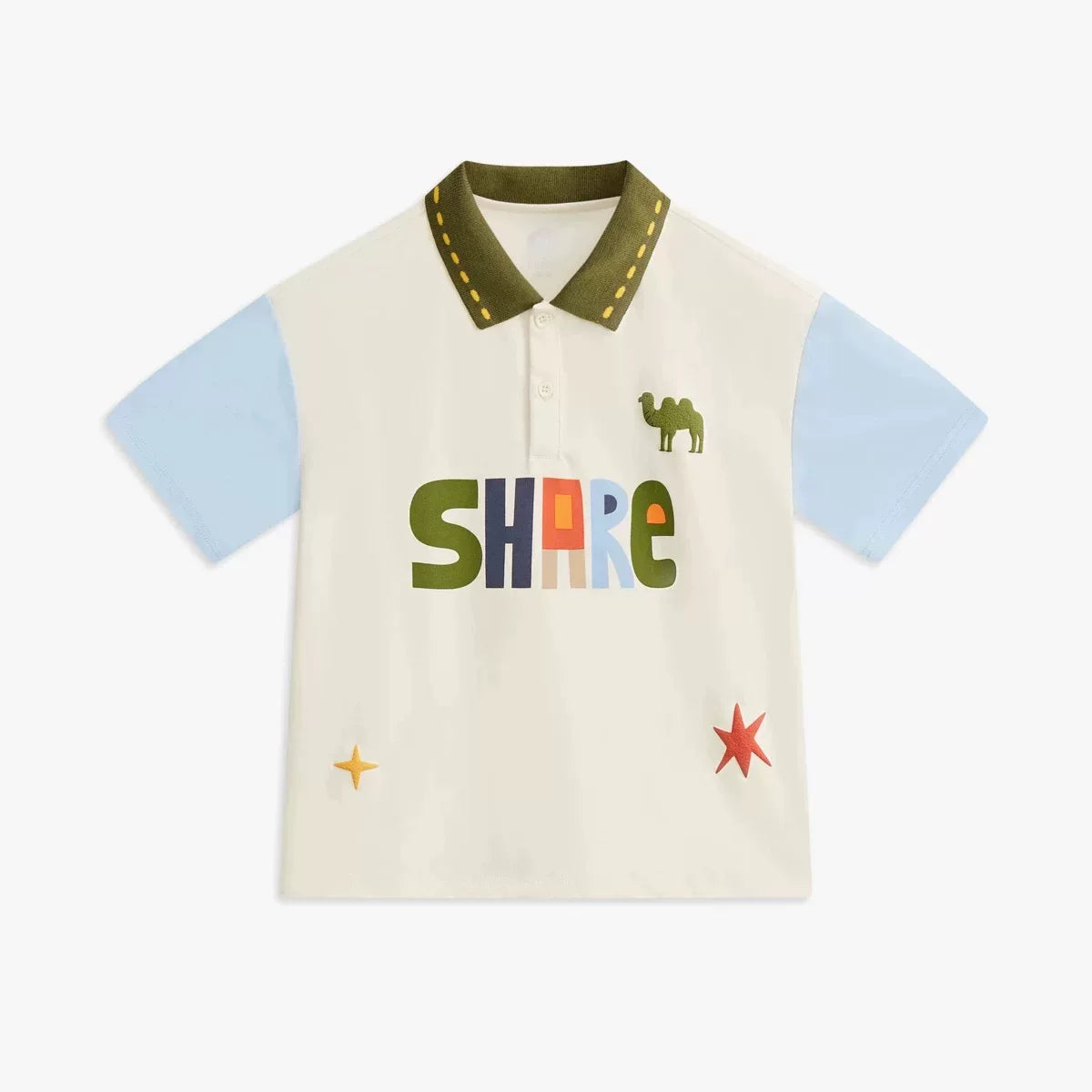 Ma Family Children's Clothing Boys' and Girls' T-shirts Summer New Polo Collar Children's Short sleeved+Mosquito proof Pants (No Tag)