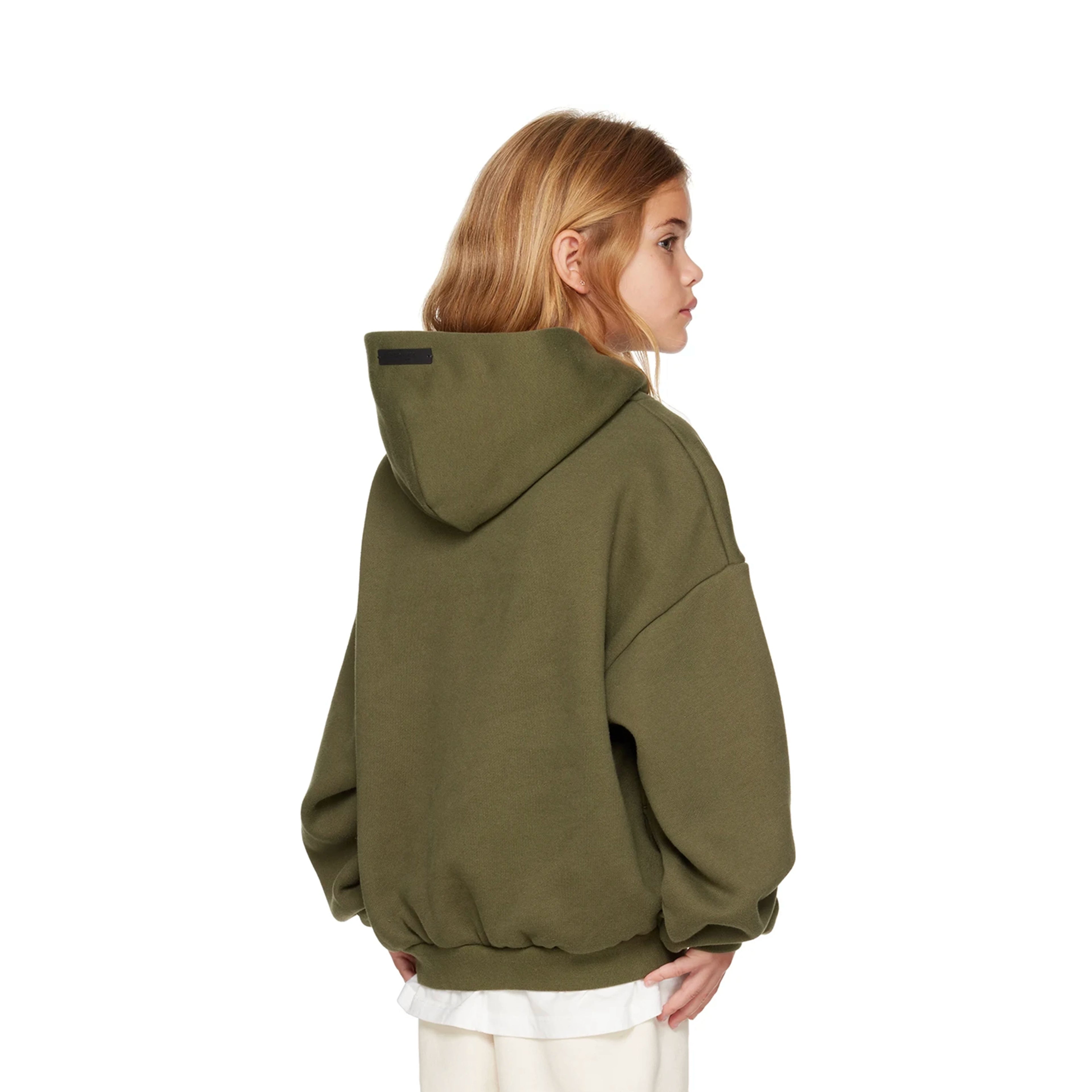 Essentials Children's Hoodie 24ss Front Arched Word Trendy Brand Boys and Girls Wide Loose Hooded Fleece