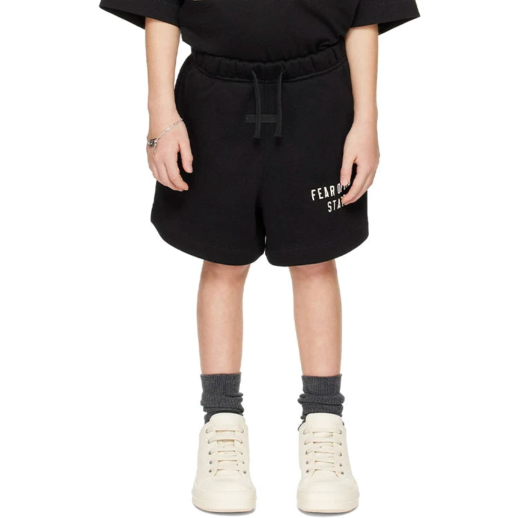 Essentials Children's Short Sleeve 25ss Series Holiday Men's and Women's T-shirts Summer Trendy Brand Children's Clothing Set