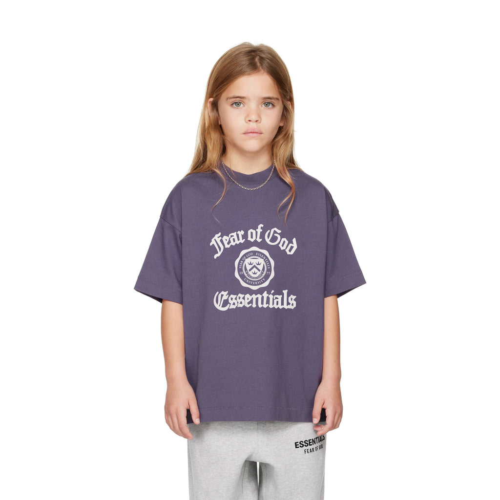 Essentials Children's Short Sleeve 25ss Series Holiday Men's and Women's T-shirts Summer Trendy Brand Children's Clothing Set