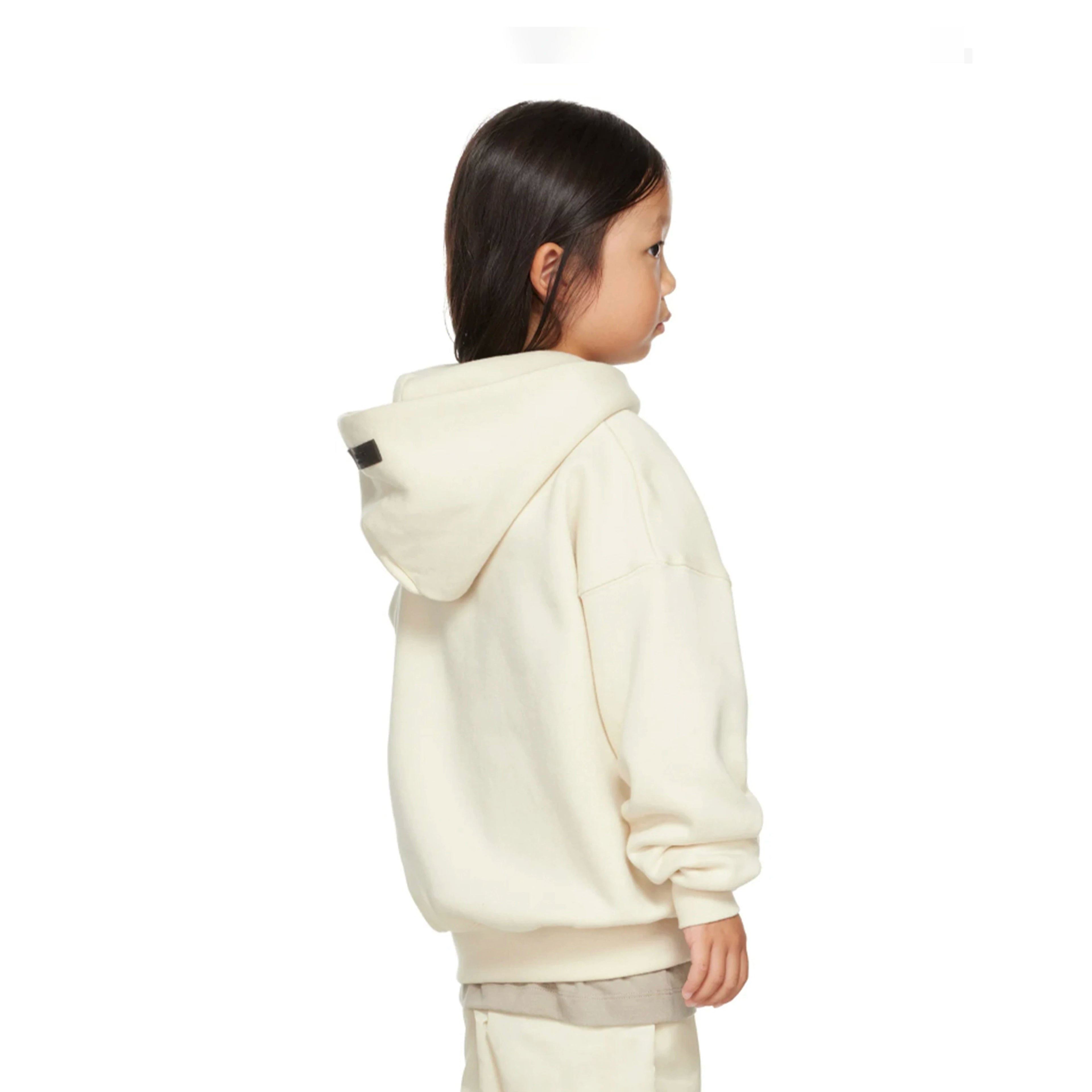 Essentials Children's Hoodie 23ss Pink Orange Trendy Brand Men's and Women's Loose Hooded and Velvet Set