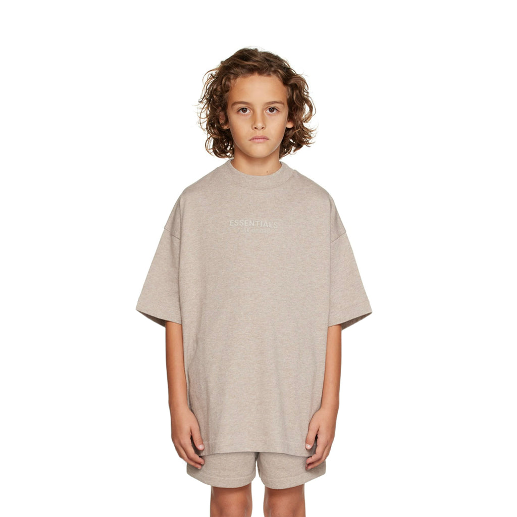 Essentials Children's Short Sleeve 24 Style Fog T-shirt Small Font Summer Trendy Brand Children's Clothing Set for Boys and Girls