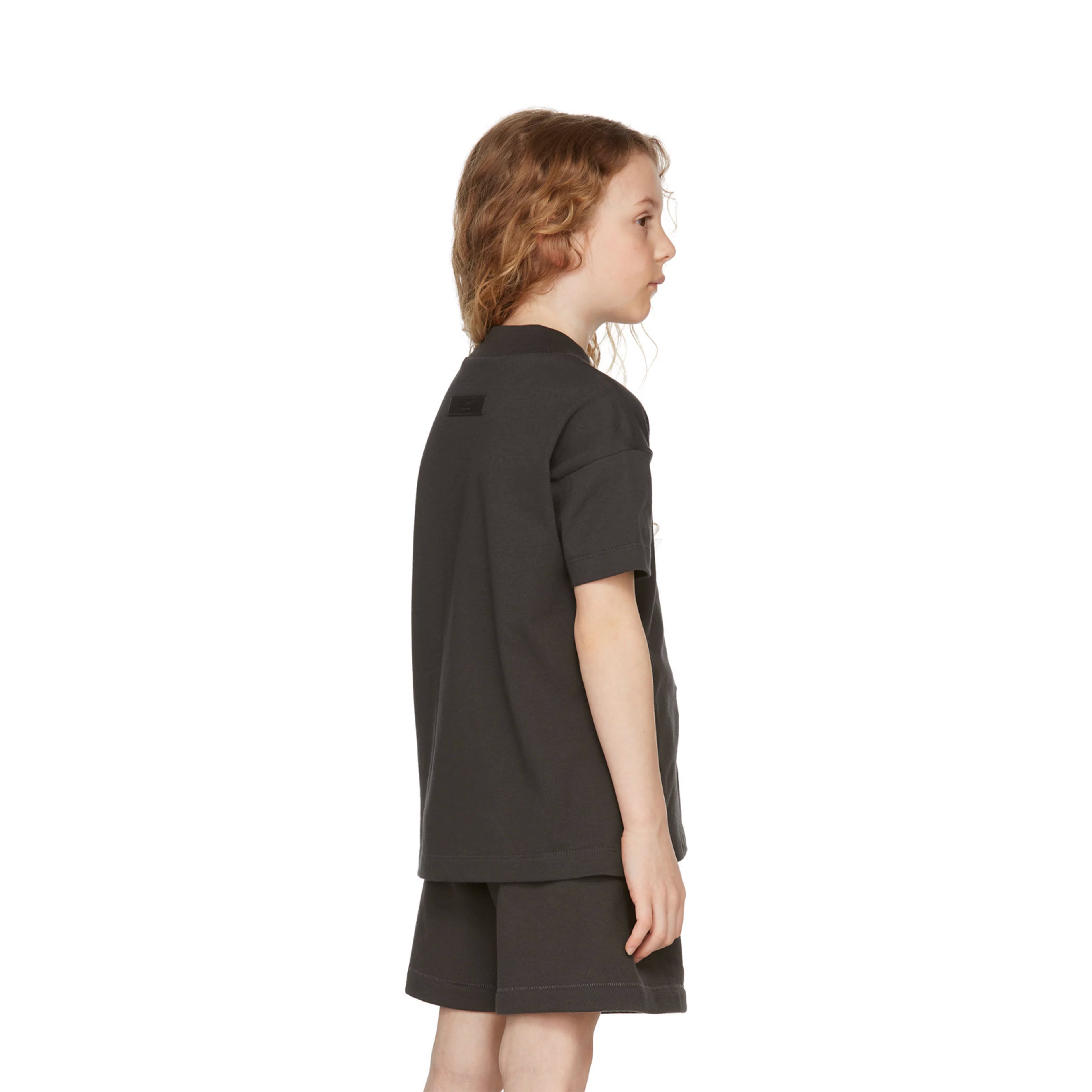 Essentials Children's Short sleeved T-shirt 1977 Printed Boys and Girls Summer Trendy Brand Children's Clothing Set Casual