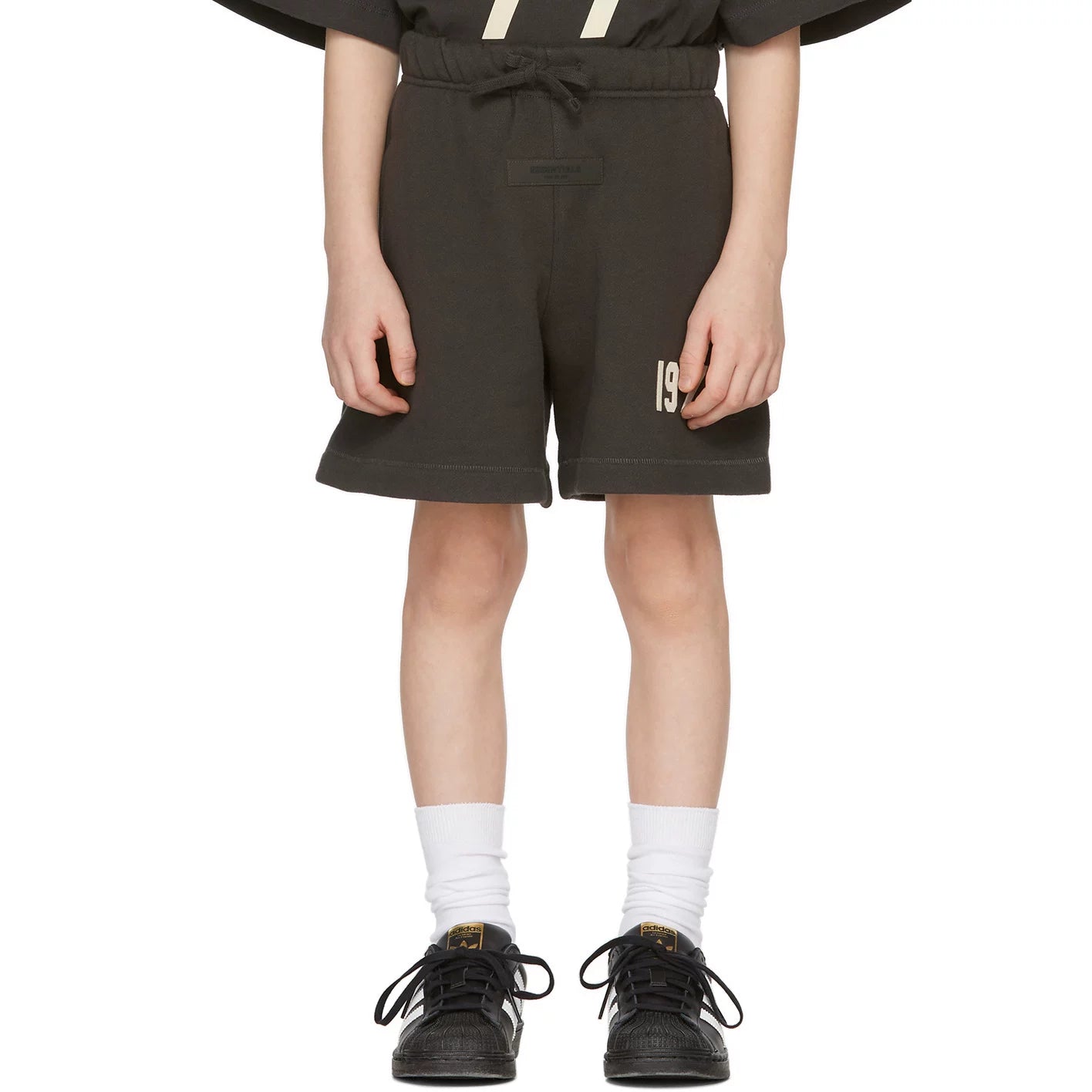 Essentials Children's Short sleeved T-shirt 1977 Printed Boys and Girls Summer Trendy Brand Children's Clothing Set Casual