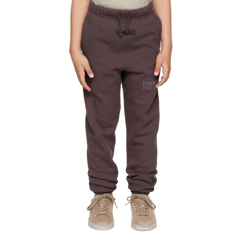 Essentials Children's Hoodie 24ss Haze Blue Tide Brand Loose Hooded and Velvet Set for Boys and Girls