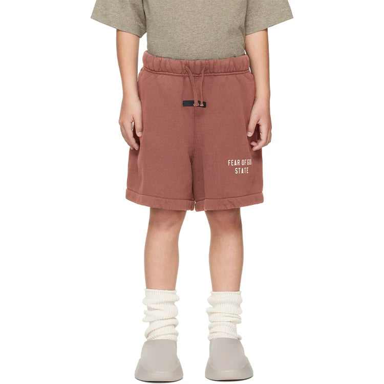 Essentials Children's Short Sleeve 25ss Series Holiday Men's and Women's T-shirts Summer Trendy Brand Children's Clothing Set