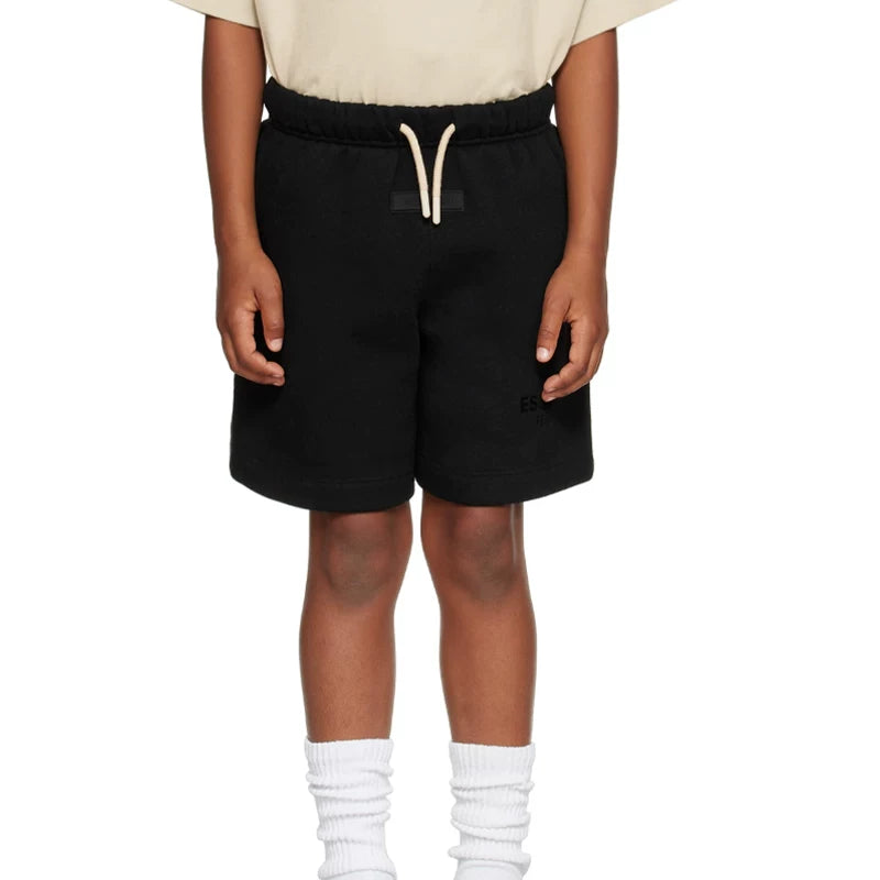 Essentials Children's Short Sleeve 24 Style Fog T-shirt Small Font Summer Trendy Brand Children's Clothing Set for Boys and Girls