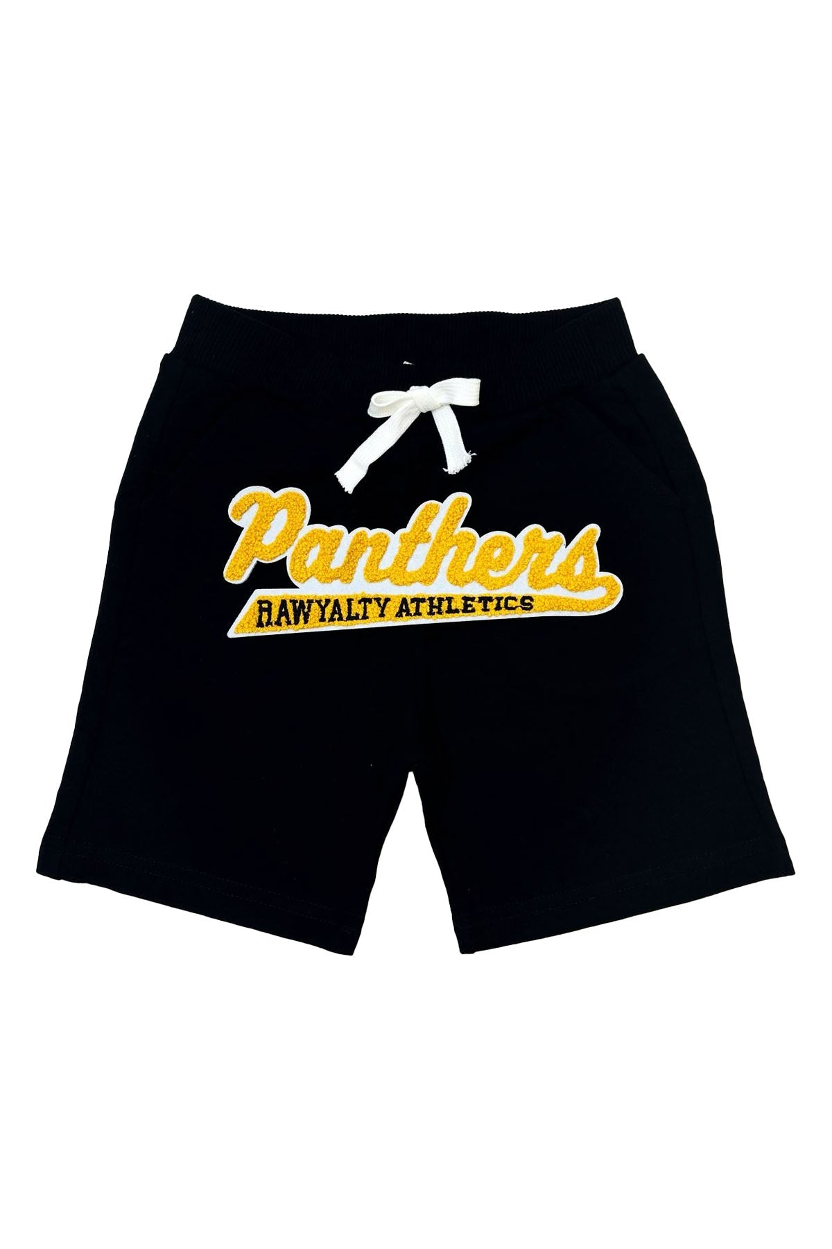 Kids Panthers Chenille Cotton Shorts