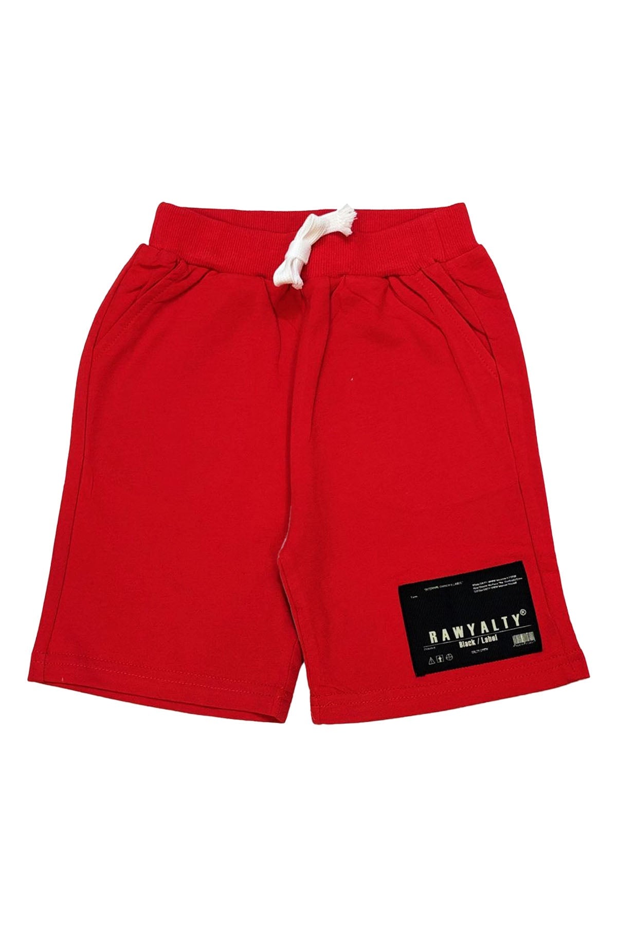 Kids Rawyalty Patch Cotton Shorts