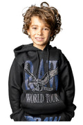 Kids RAW World Tour Light Blue Bling Hoodie