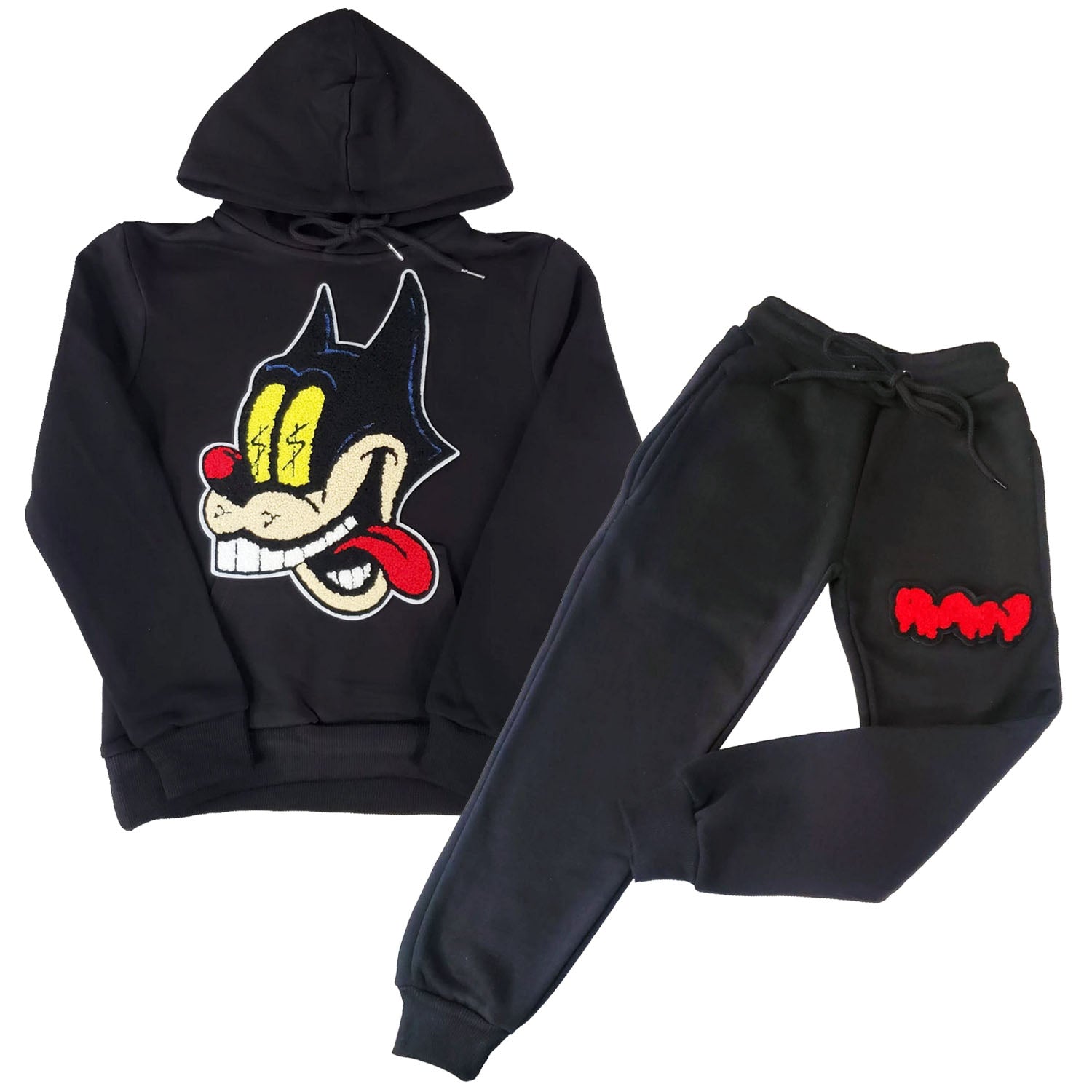 Kids Cash Chenille Hoodie and RAW Drip Chenille Jogger Set
