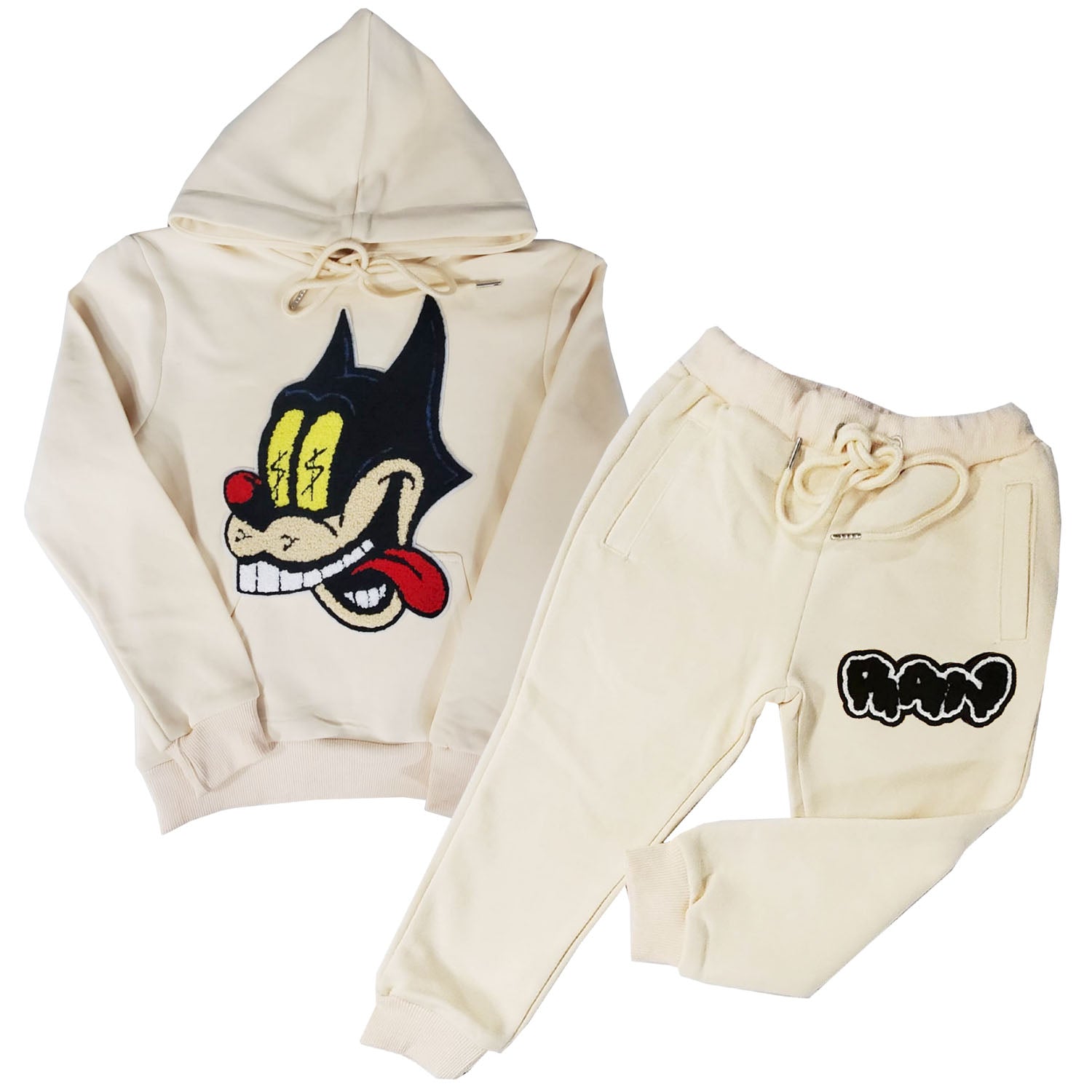 Kids Cash Chenille Hoodie and RAW Drip Chenille Jogger Set