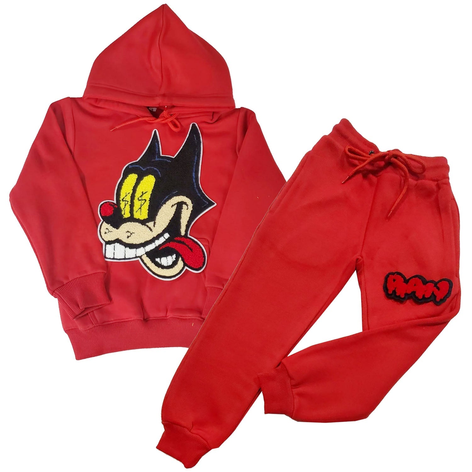 Kids Cash Chenille Hoodie and RAW Drip Chenille Jogger Set