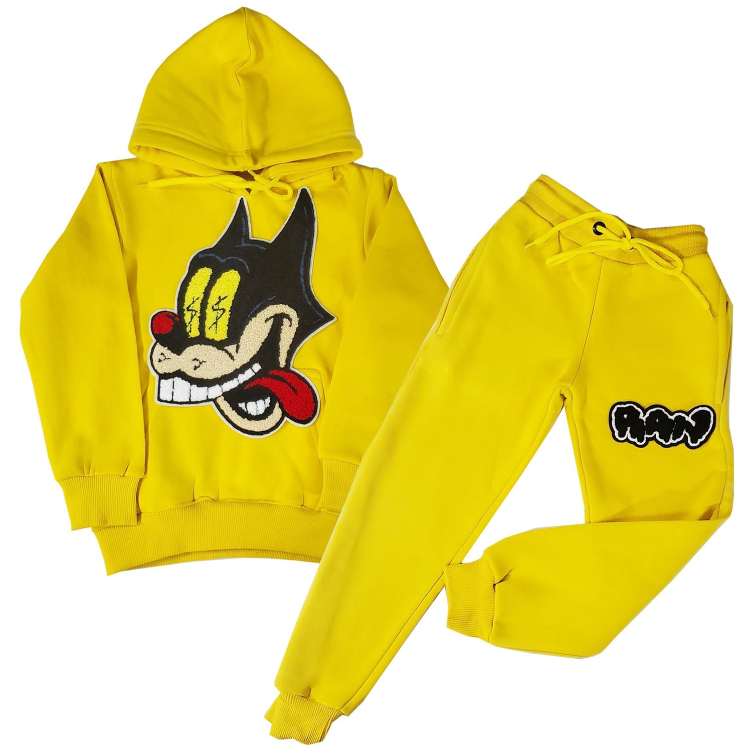 Kids Cash Chenille Hoodie and RAW Drip Chenille Jogger Set