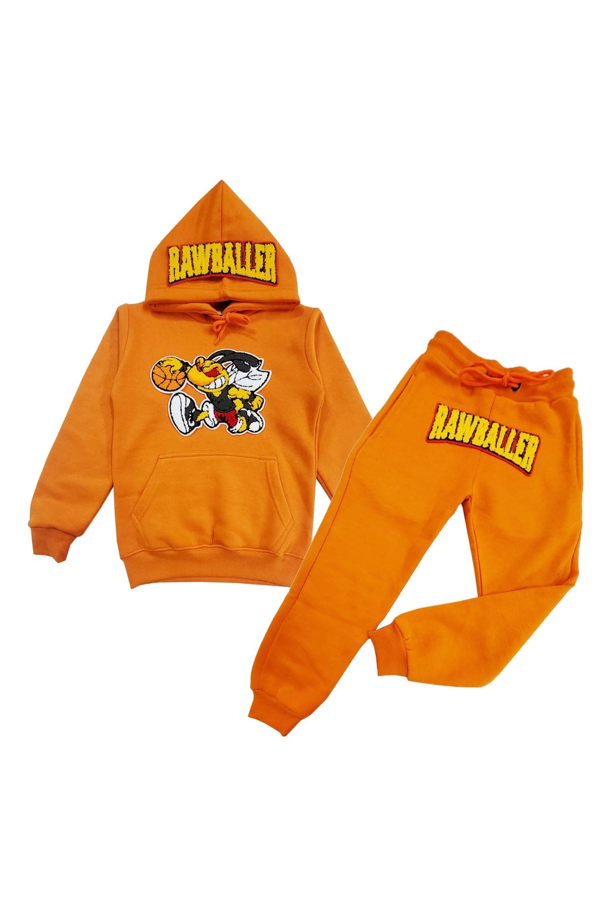 Kids Rawballer Chenille Hoodie and Jogger Set