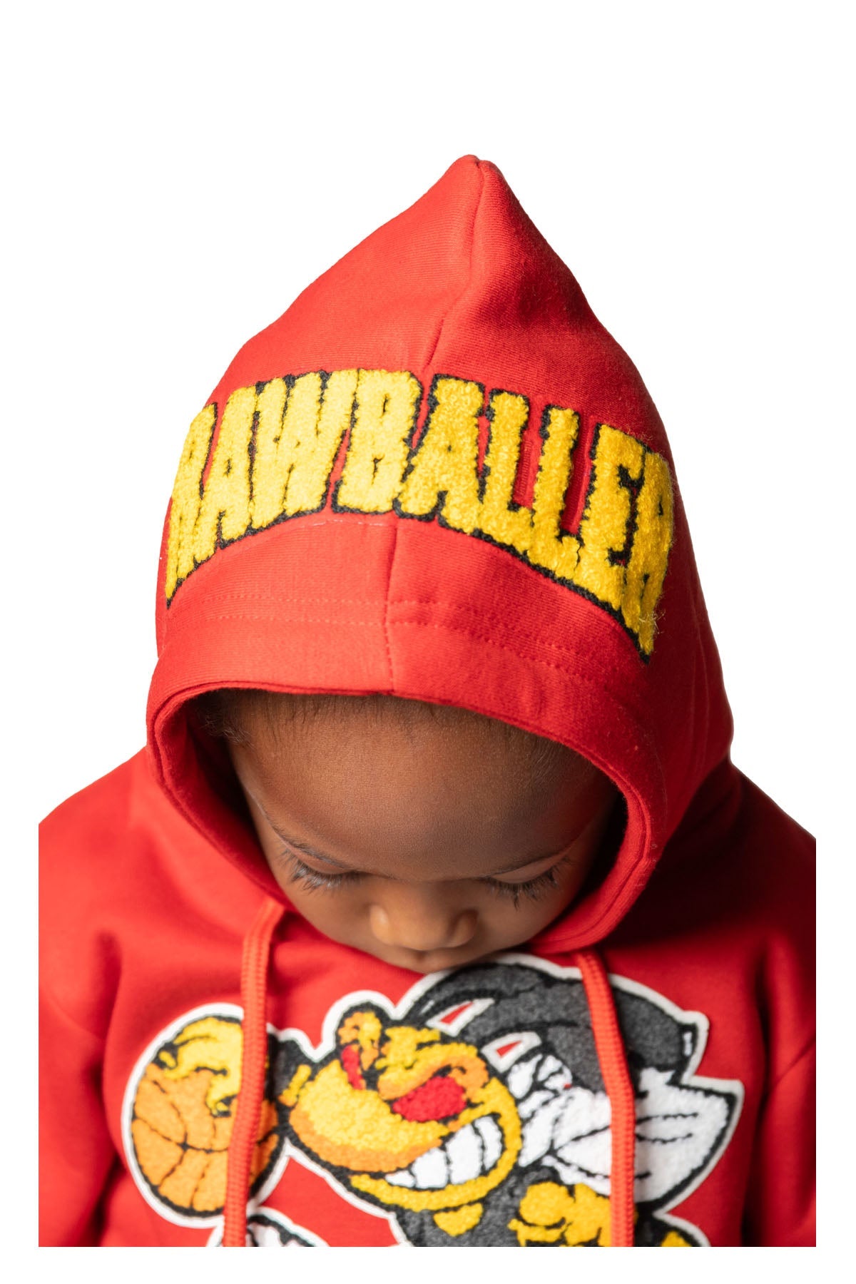 Kids Rawballer Chenille Hoodie and Jogger Set