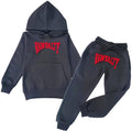 Kids Rawyalty Red Chenille Hoodie and Jogger Set