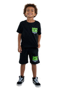 Kids Rawyalty Club T-Shirt and Cotton Shorts Set