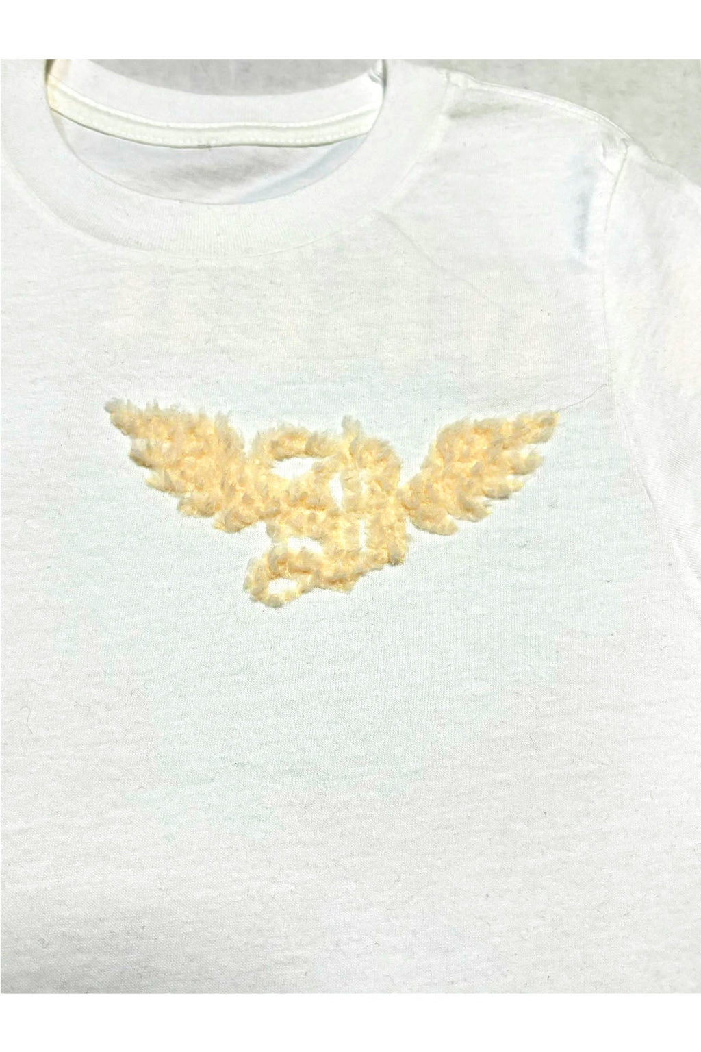 Kids Broken Soul Cream Chenille T-Shirt