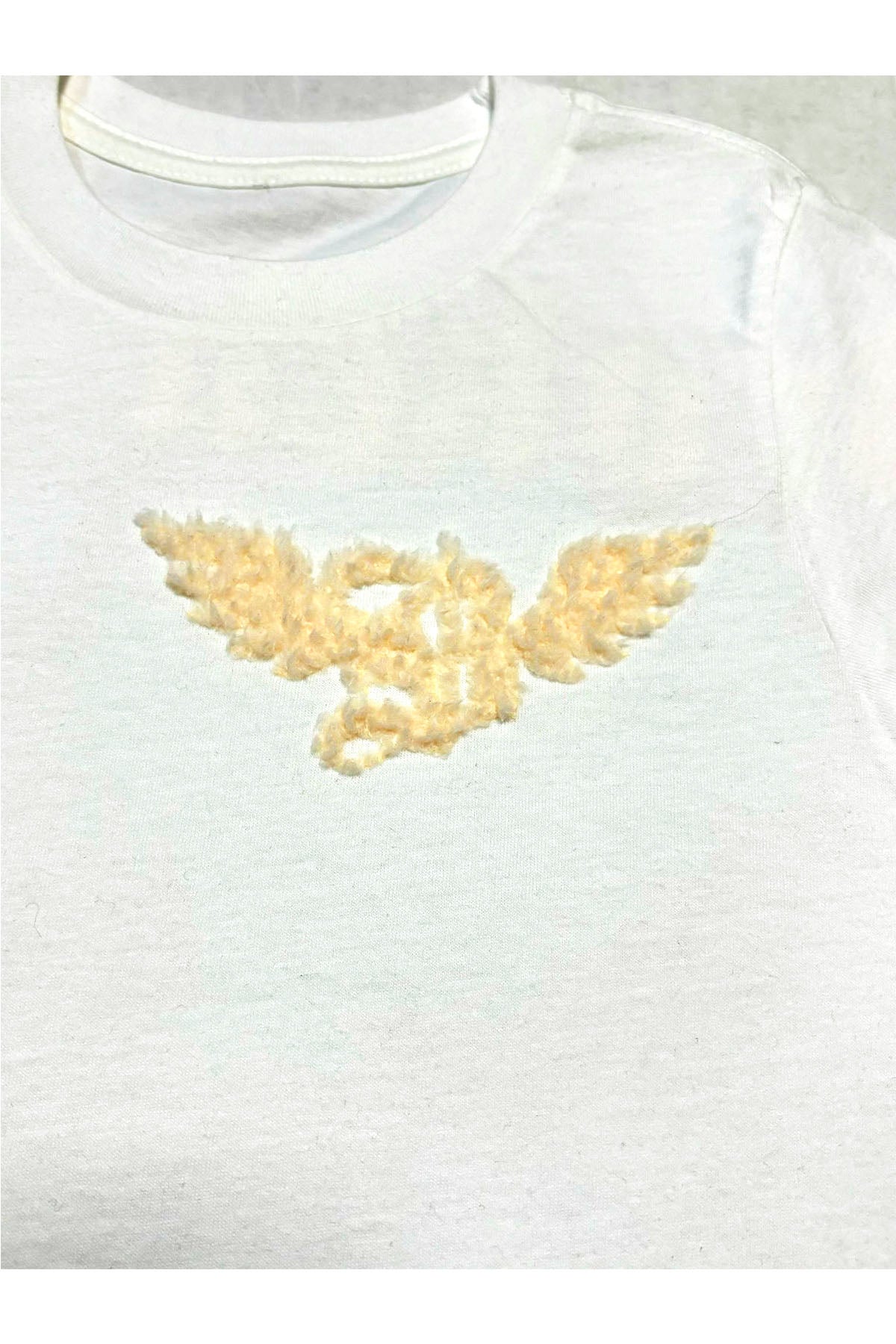 Kids Broken Soul Cream Chenille T-Shirt