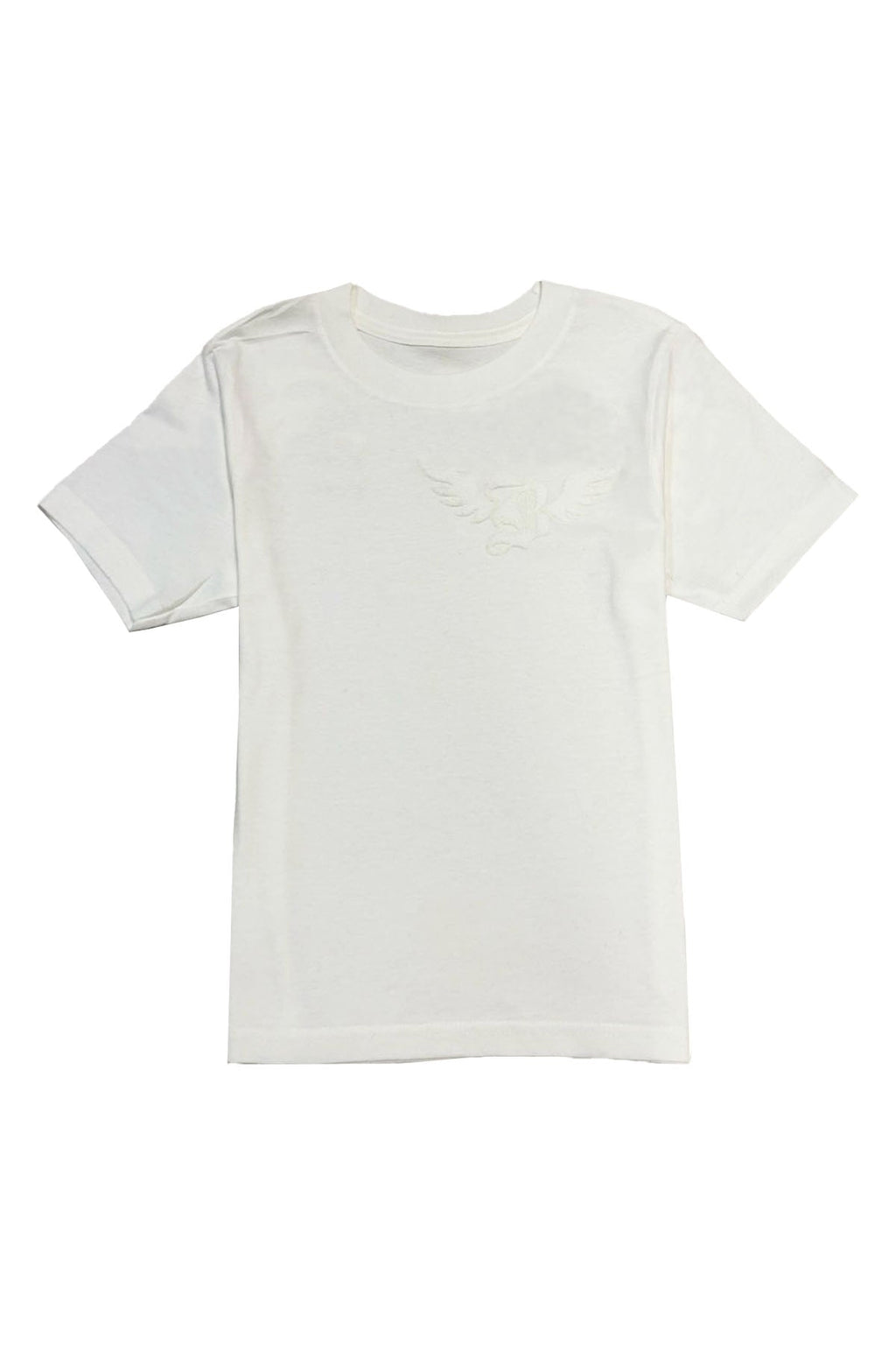 Kids Broken Soul White Chenille T-Shirt